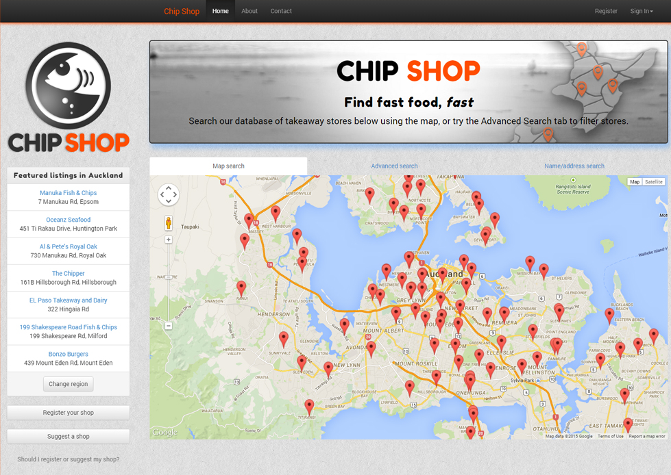 Screenshot of Chip Shop